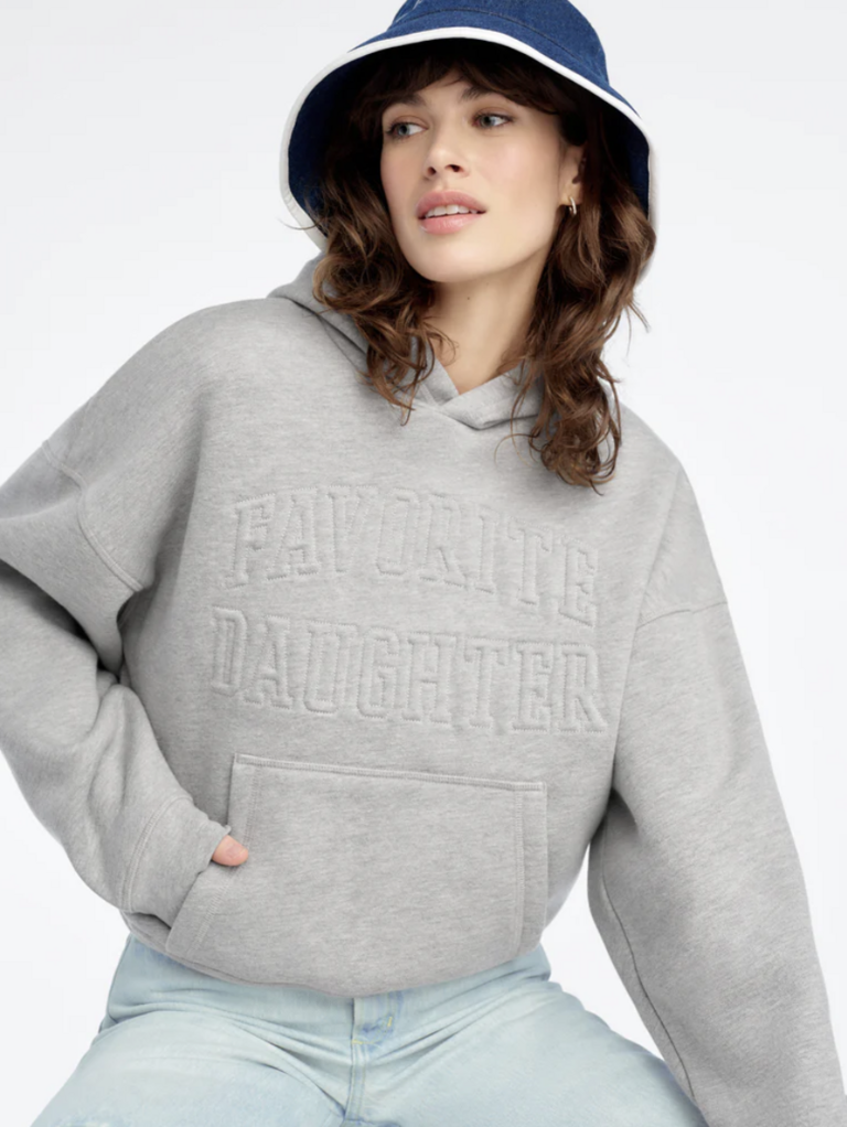 Favorite Daughter The Collegiate Embossed Hoodie