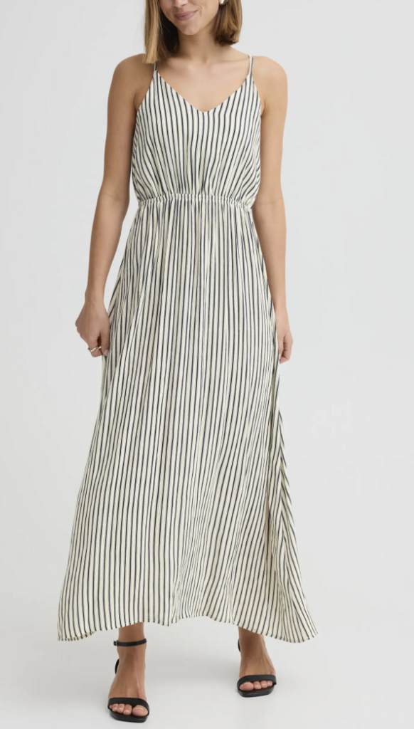 Ichi Ihmarrakech Striped Dress