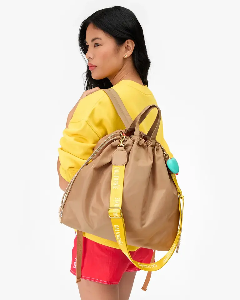 Clare V. Sac Tout Back Pack - Latte