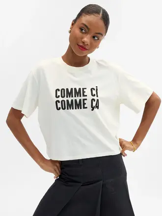 Clare V. Le Carre Tee - Comme Ci Comme Ca