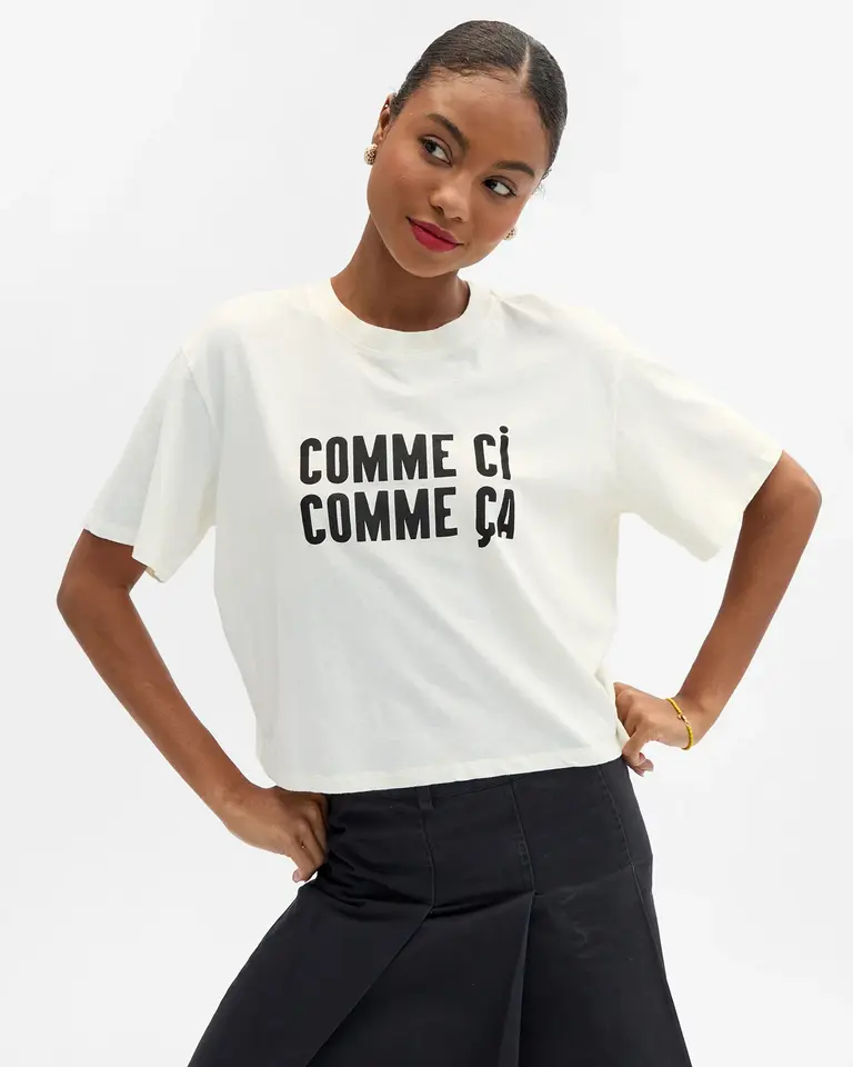 Clare V. Le Carre Tee - Comme Ci Comme Ca
