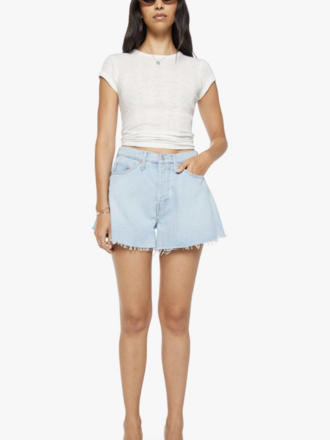 Mother Denim The Flutter Short Fray in Shaken Not Stirred