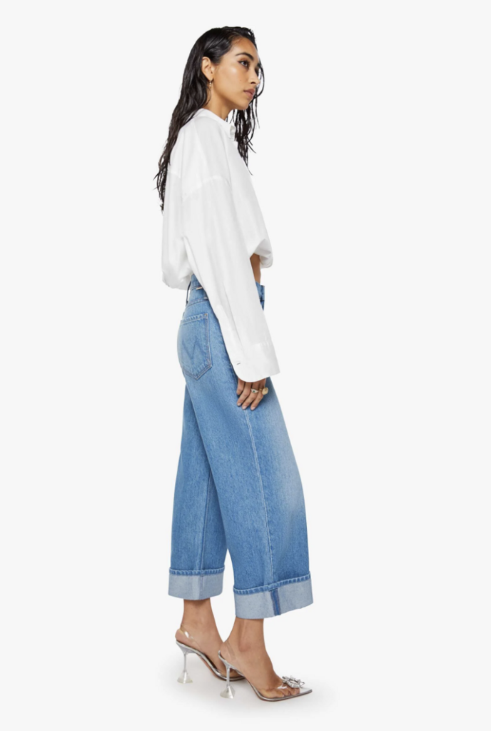 Mother Denim The Smoothie Crop Cuff in Secret Ingredient