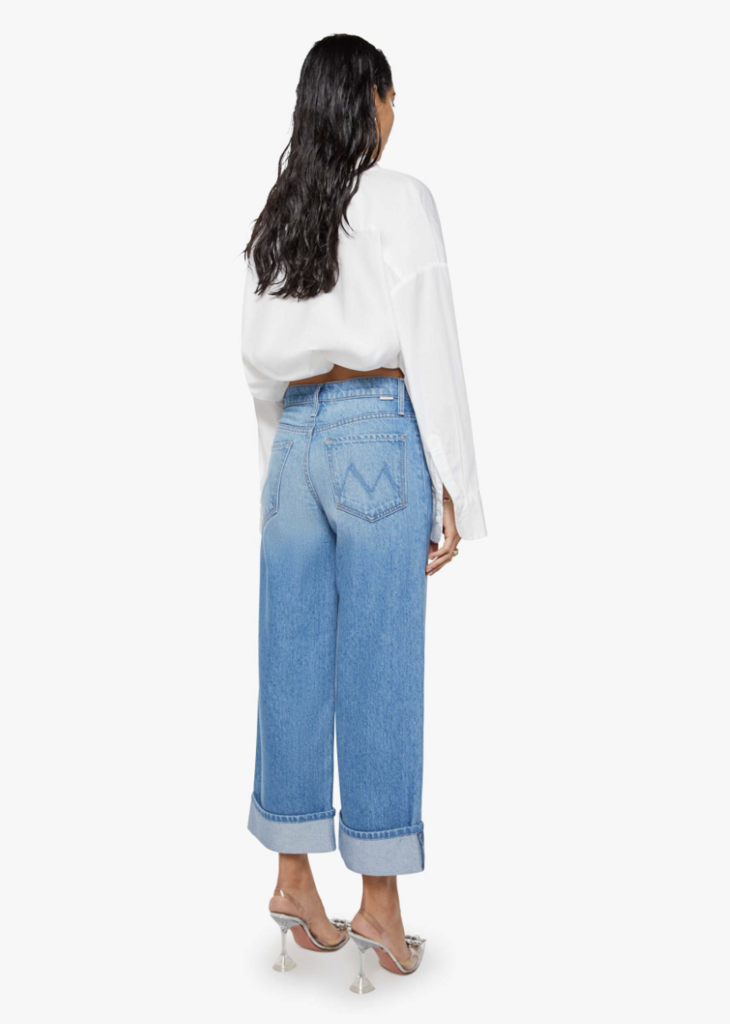 Mother Denim The Smoothie Crop Cuff in Secret Ingredient