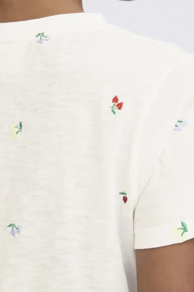 Ichi Olya Embroidered Tee