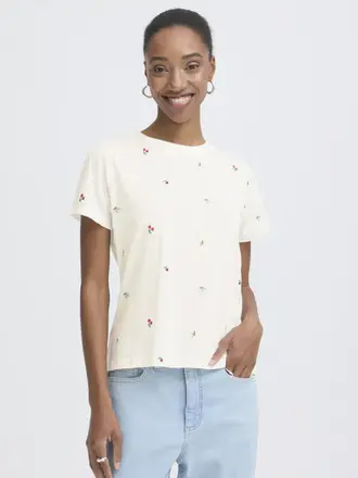 Ichi Olya Embroidered Tee