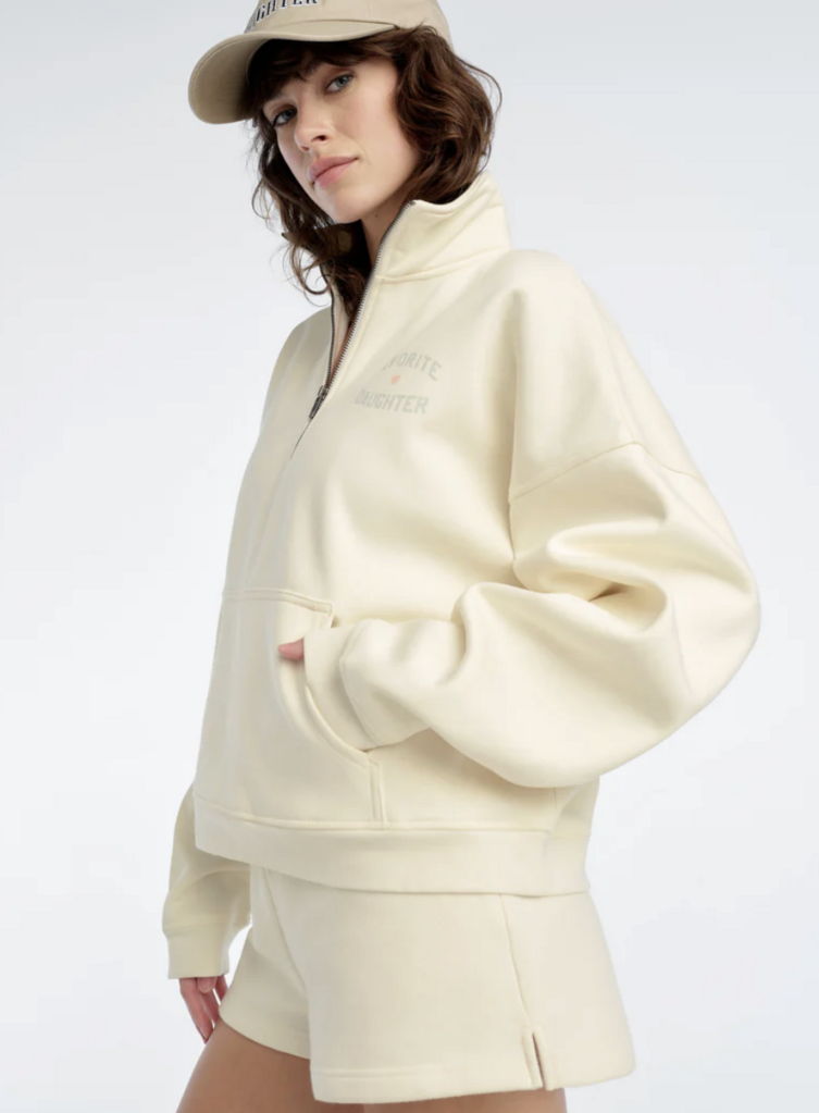 Favorite Daughter THE FAVORITE DAUGHTER HALFZIP SWEATSHIRT