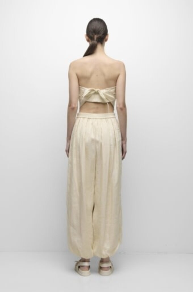 Simkhai Selah Linen Lace Balloon Pants