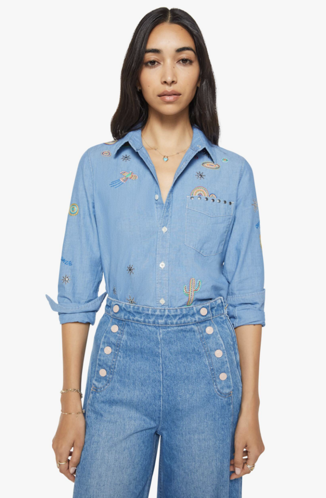 Mother Denim The Foxy Boxy Shirt