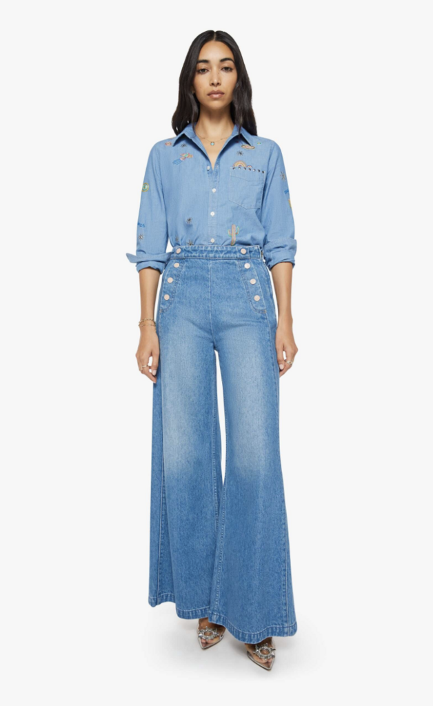 Mother Denim The Foxy Boxy Shirt