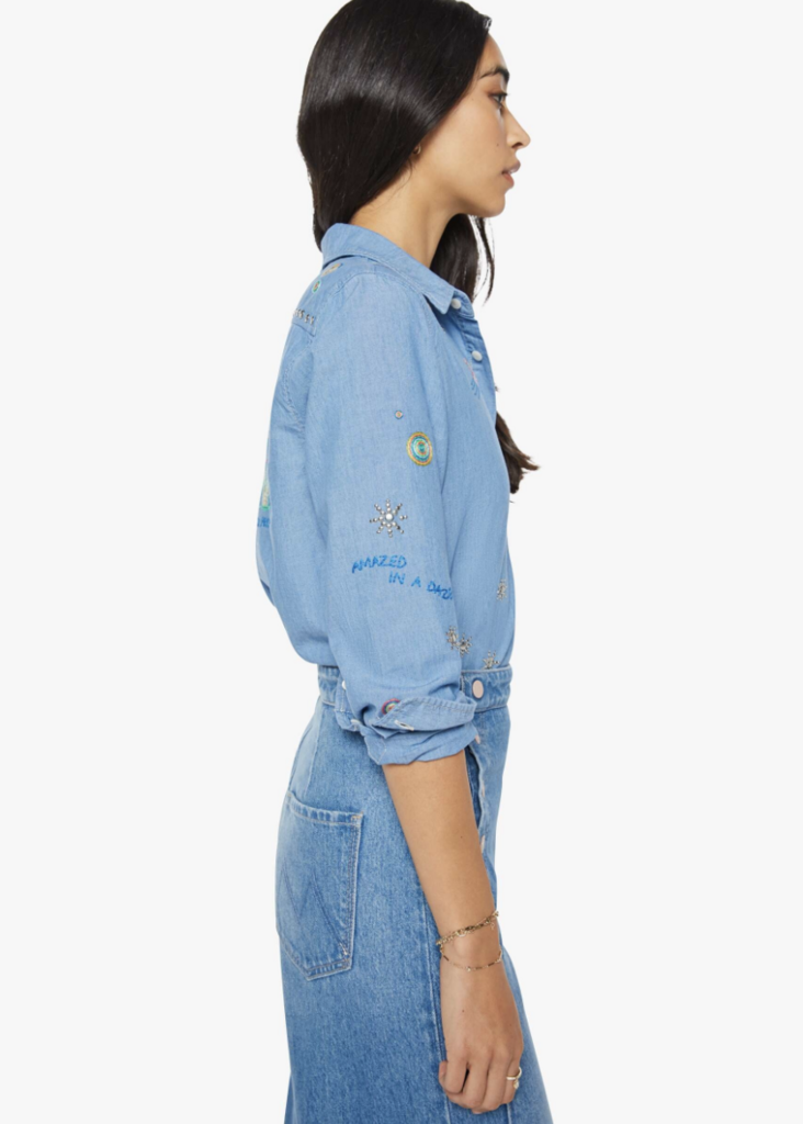 Mother Denim The Foxy Boxy Shirt