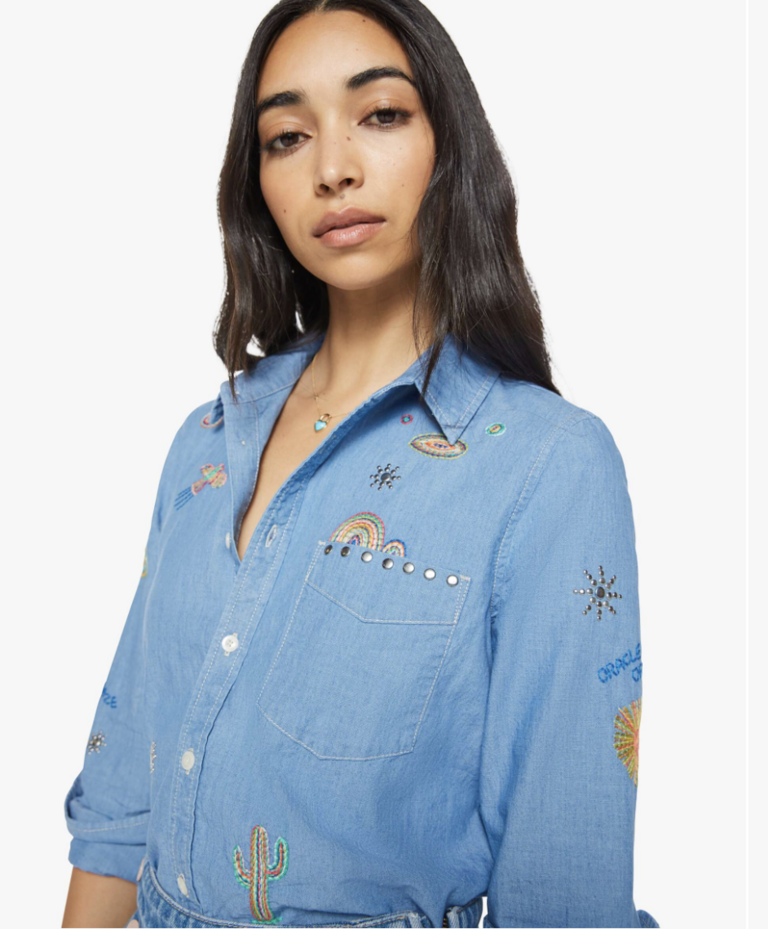 Mother Denim The Foxy Boxy Shirt