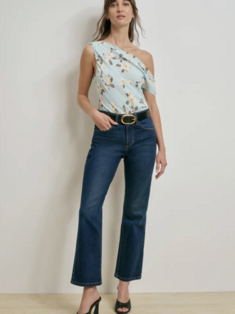 Favorite Daughter The Dot Mid-Rise Straight Leg Jean