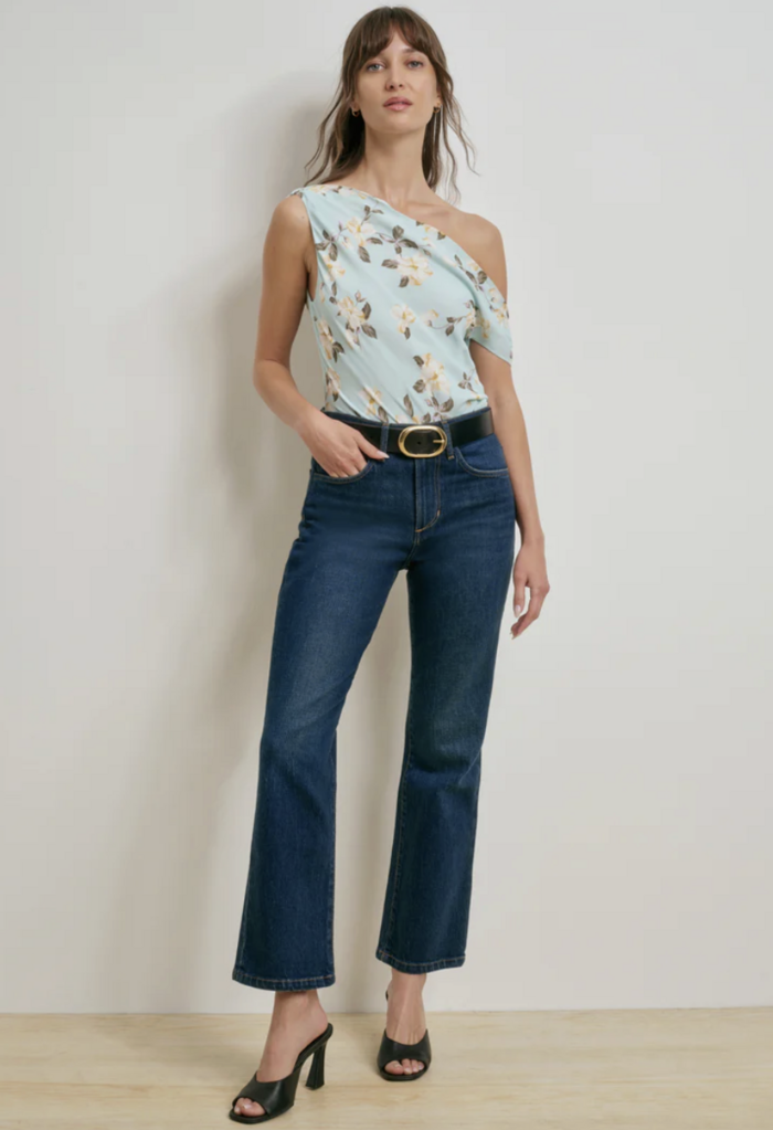 Favorite Daughter The Dot Mid-Rise Straight Leg Jean