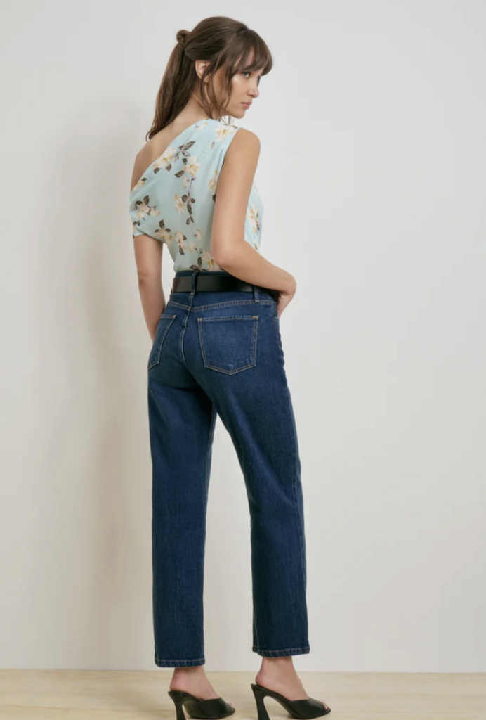 Favorite Daughter The Dot Mid-Rise Straight Leg Jean