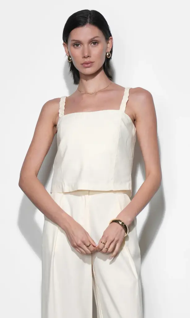 Greylin Jane Braided Strap Top