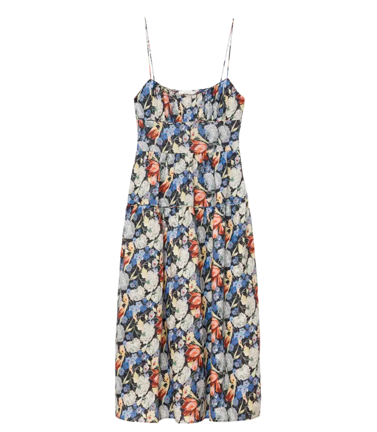 Dôen Benoit Dress in  Petit Jardin De Villandry