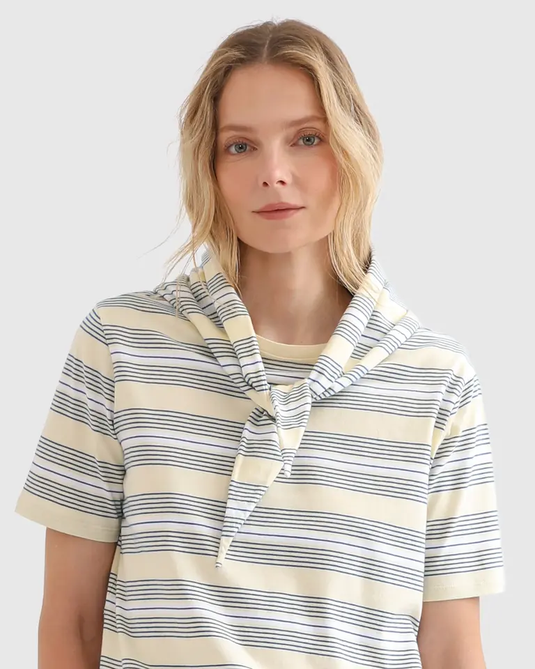 Kule The Brentwood Multi-Stripe Tee