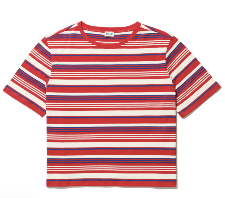 Kule The Brentwood Multi-Stripe Tee