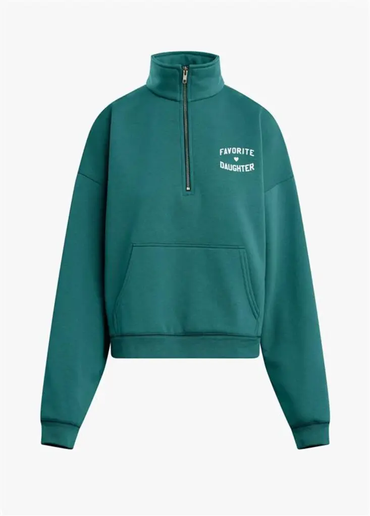 Favorite Daughter Favorite Daughter Half Zip Sweatshirt