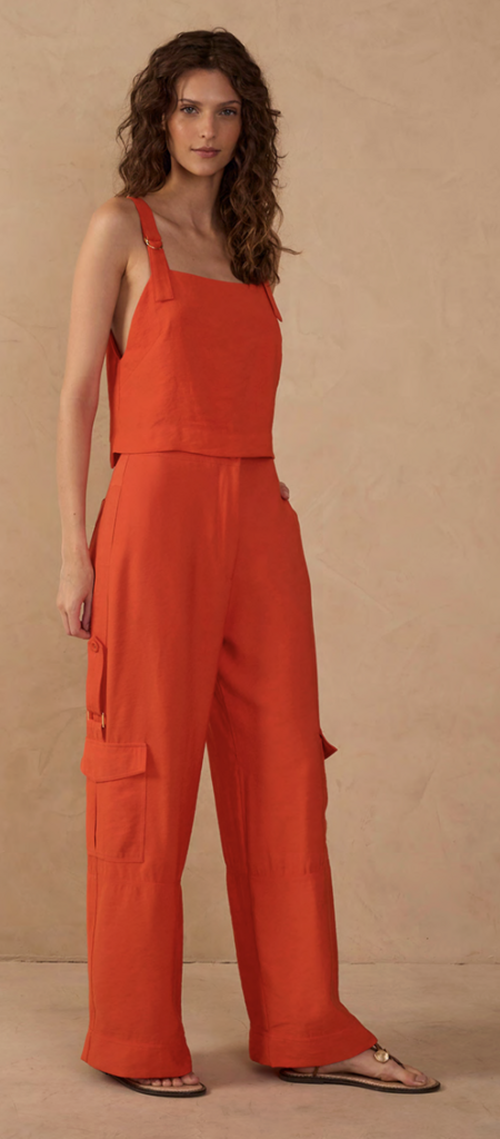 Dress To Clothing Pitanga Buckle Strap Crop Top