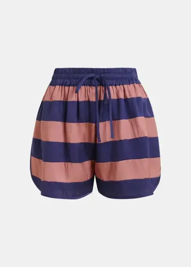 Essentiel Antwerp Jalana Striped Mini Shorts