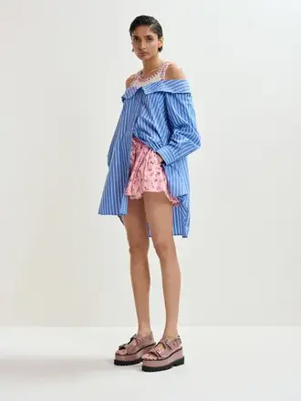 Essentiel Antwerp JORI EMBELLISHED SHIRT DRESS