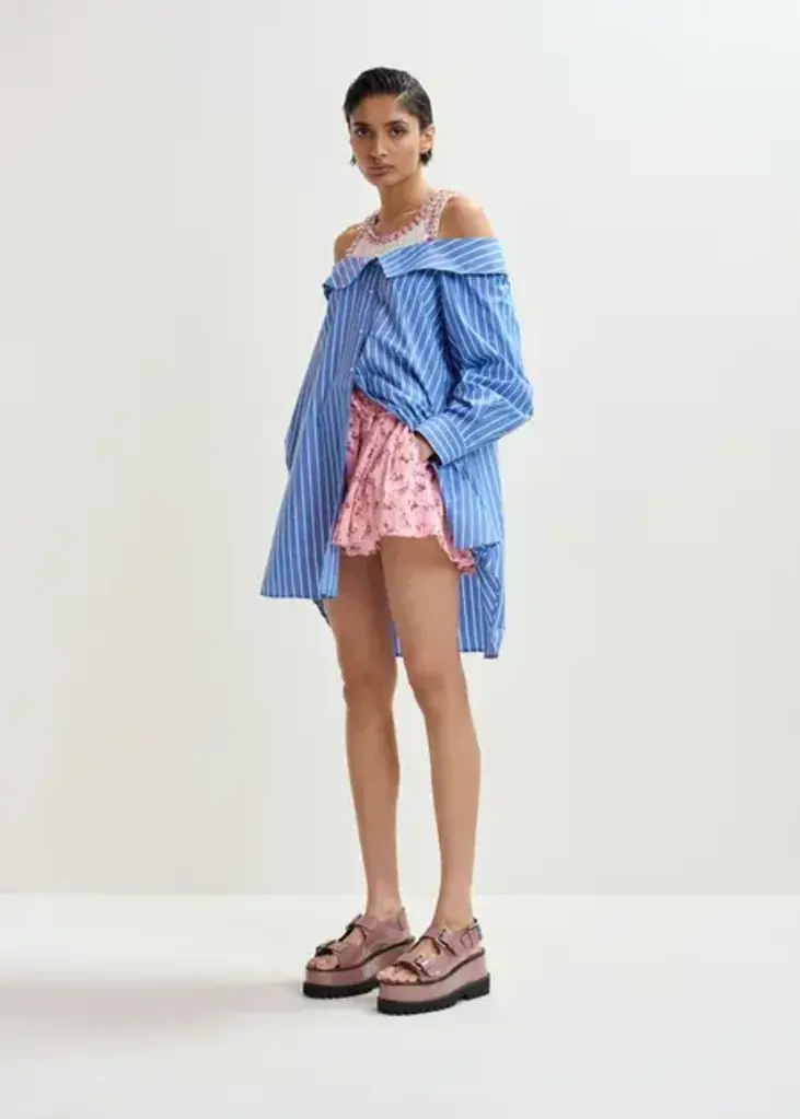 Essentiel Antwerp JORI EMBELLISHED SHIRT DRESS