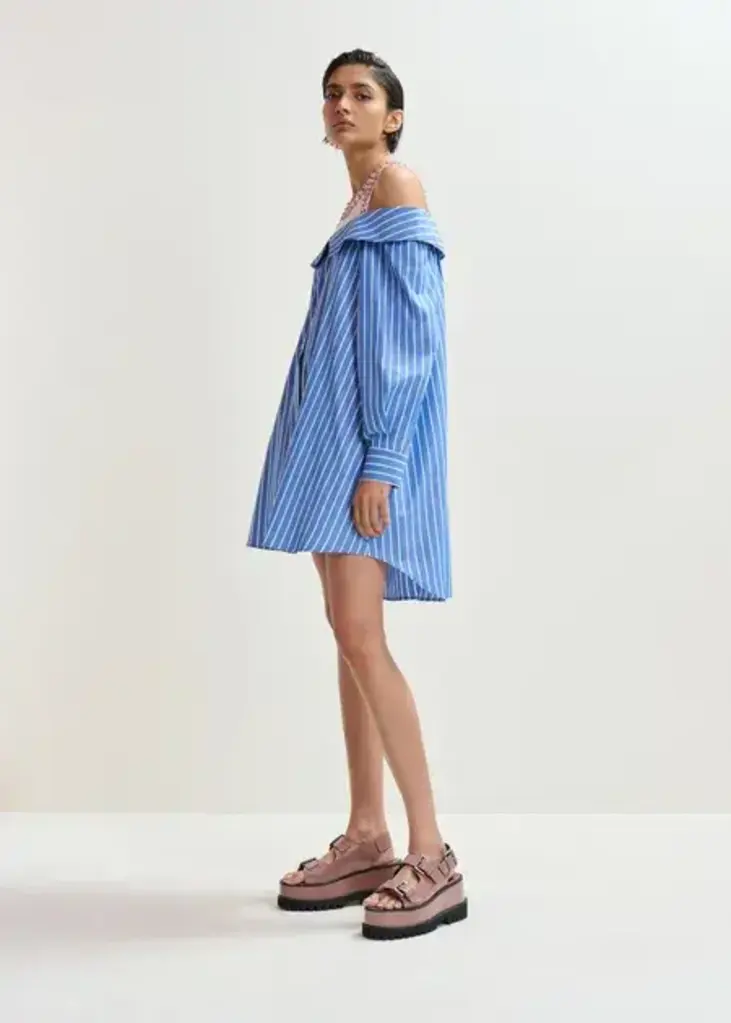Essentiel Antwerp JORI EMBELLISHED SHIRT DRESS