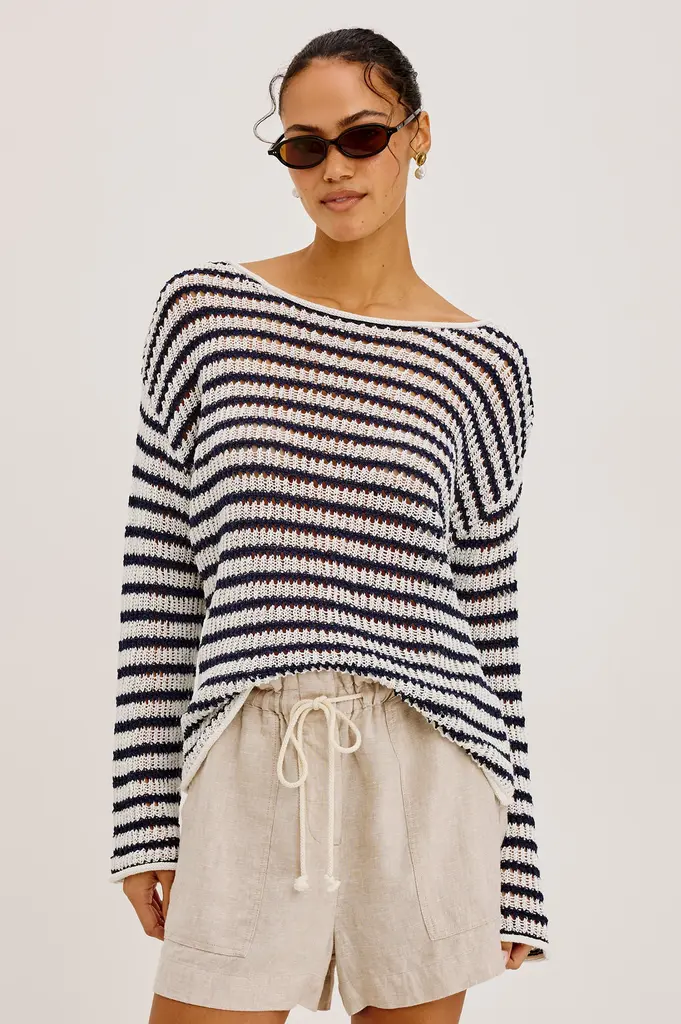 Rails Evangeine Sweater in Stripes