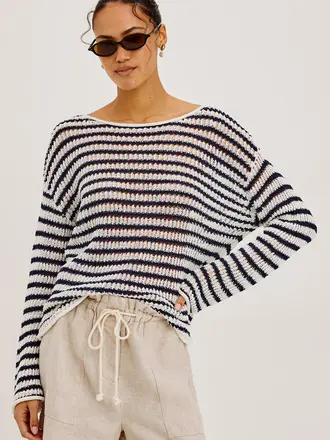 Rails Evangeine Sweater in Stripes