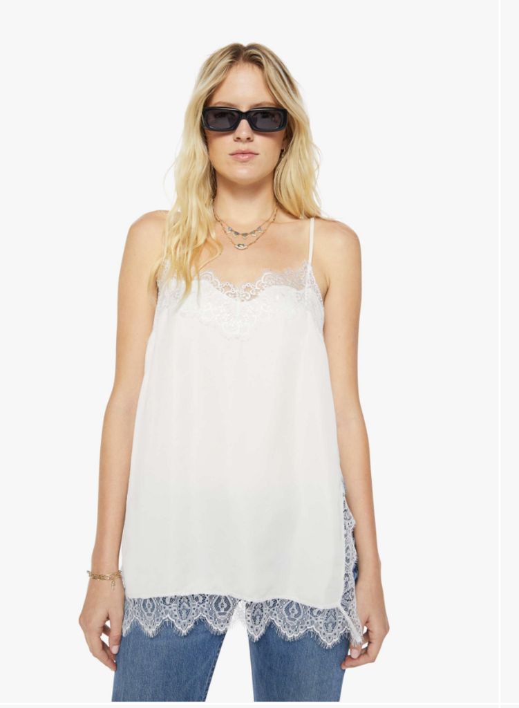 Mother Denim The Sweettalker Lace Cami
