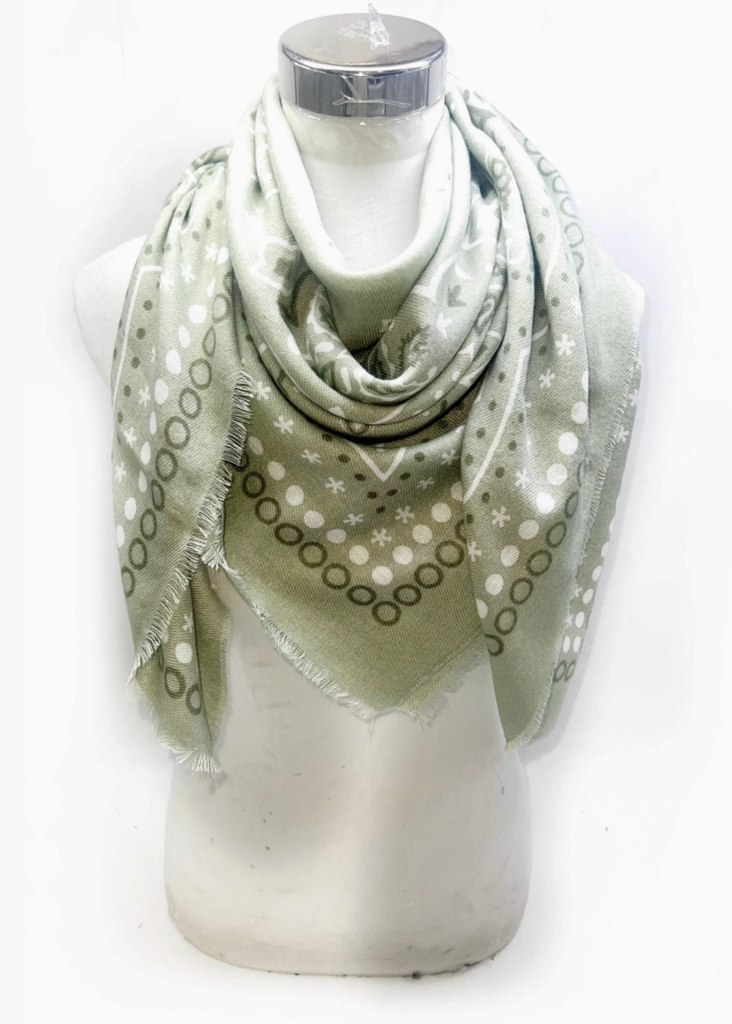 Lineta Large thin Bandana Scarf