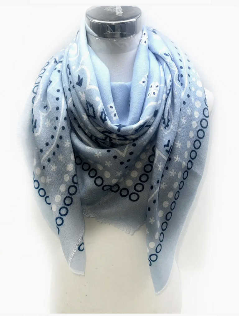 Lineta Large thin Bandana Scarf