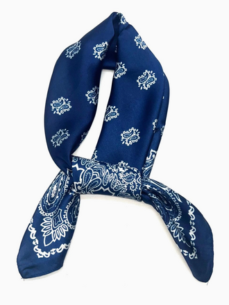 Lineta Silky Rosette Pattern Scarf