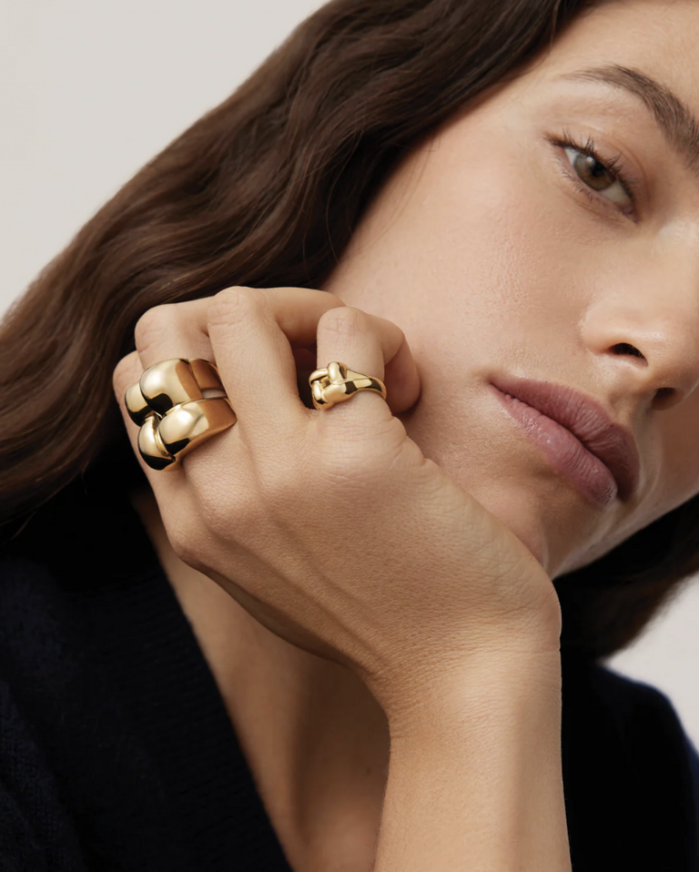 Jenny Bird Mega Woven Square Ring