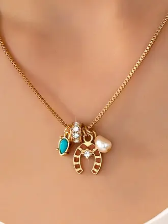 Joss Wall Southwest Horseshoe Charm Necklace