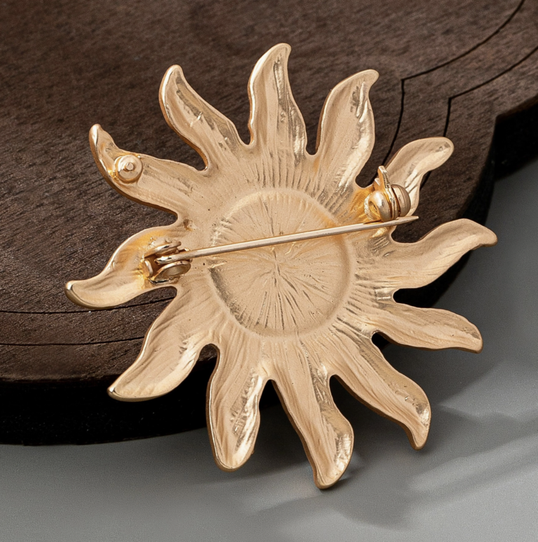 Joss Wall Celestrial Sunburst Brooch