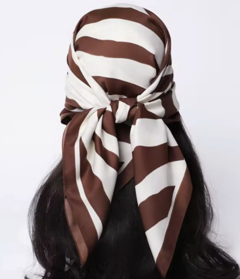Joss Wall Large Zebra Print Bandana