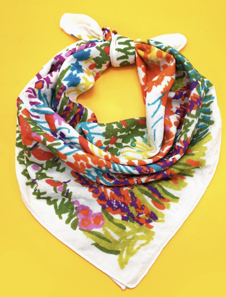 Joss Wall Cotton Floral Bandana