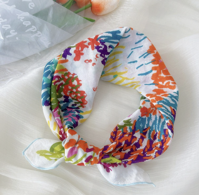 Joss Wall Cotton Floral Bandana
