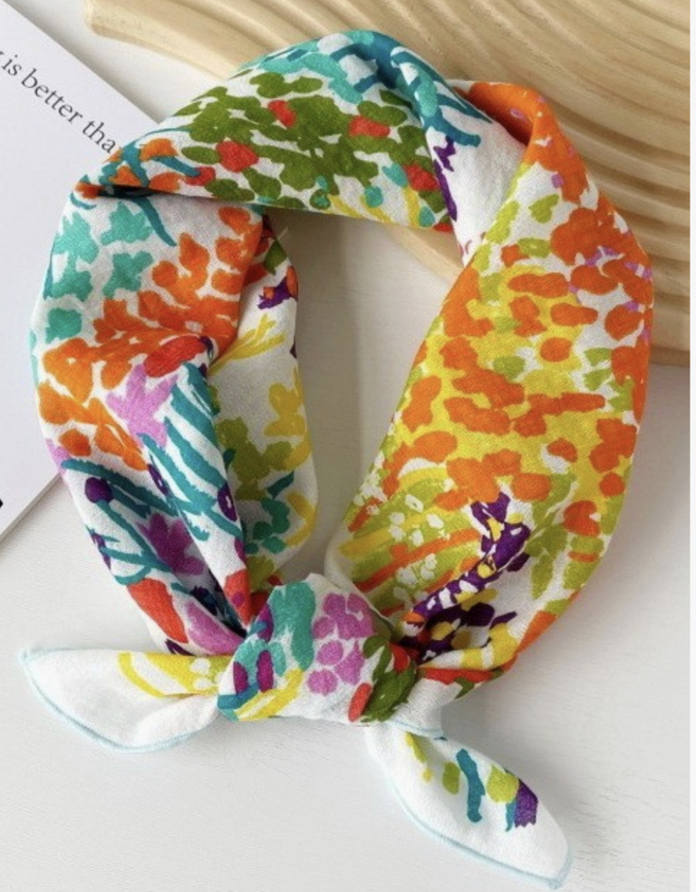 Joss Wall Cotton Floral Bandana
