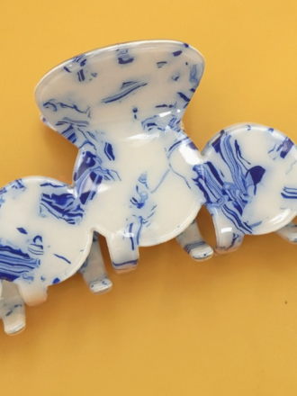 Joss Wall Toile Porcelain Hair Claw
