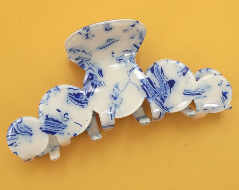 Joss Wall Toile Porcelain Hair Claw