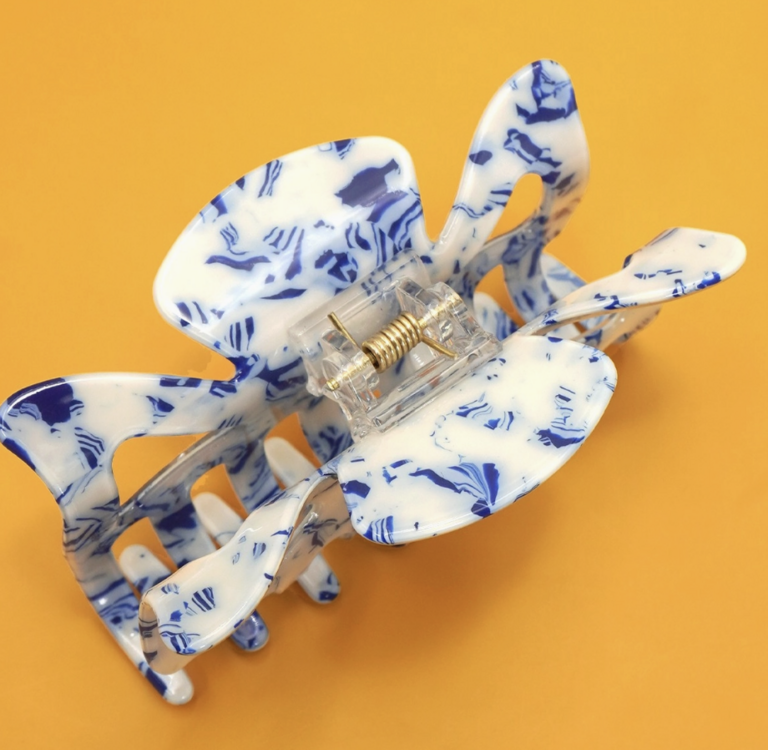 Joss Wall Toile Porcelain Hair Claw