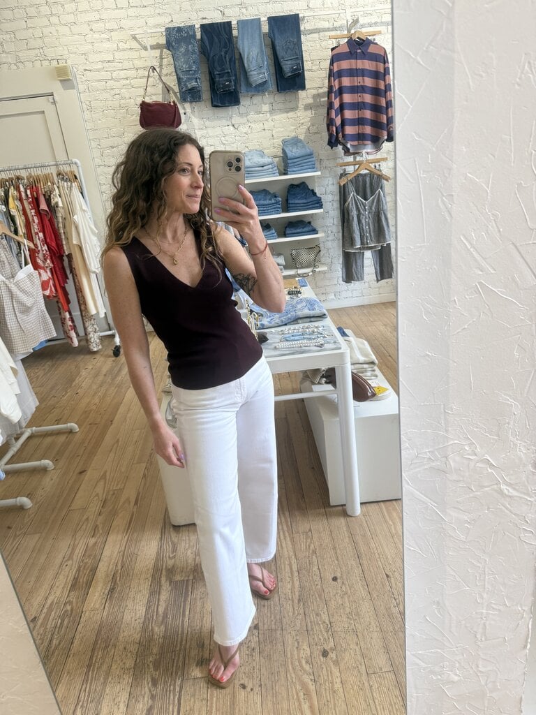 Current Air V-Neck Sweater Top