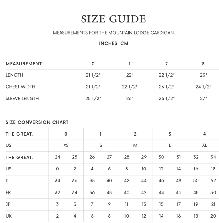 The Great The Mountain Lodge Cardigan