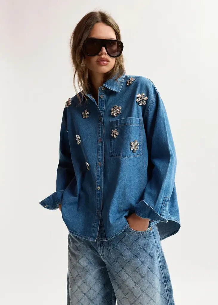 Essentiel Antwerp Konnection Rhinestone Shirt