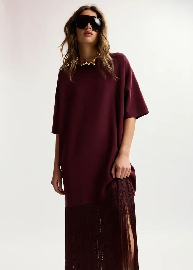 Essentiel Antwerp Keremony Knitted Fringes Dress