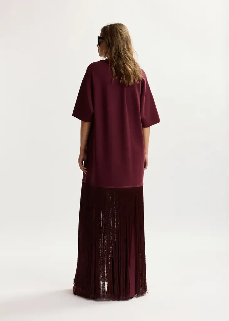 Essentiel Antwerp Keremony Knitted Fringes Dress
